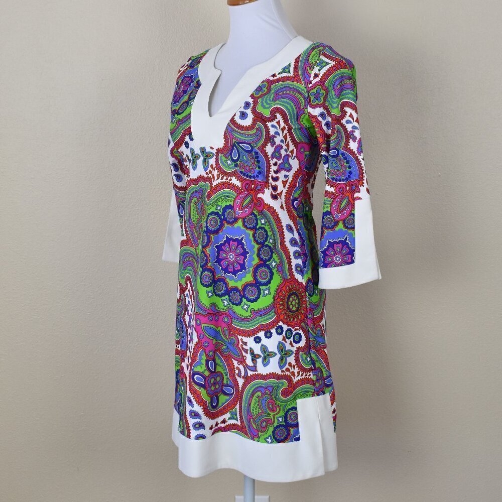 Jude Connally HOLLY Paisley Floral Tunic Dress - XS - Picture 4 of 9